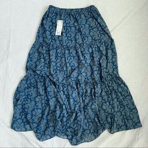 NWT Uniqlo Floral Lined Skirt - M